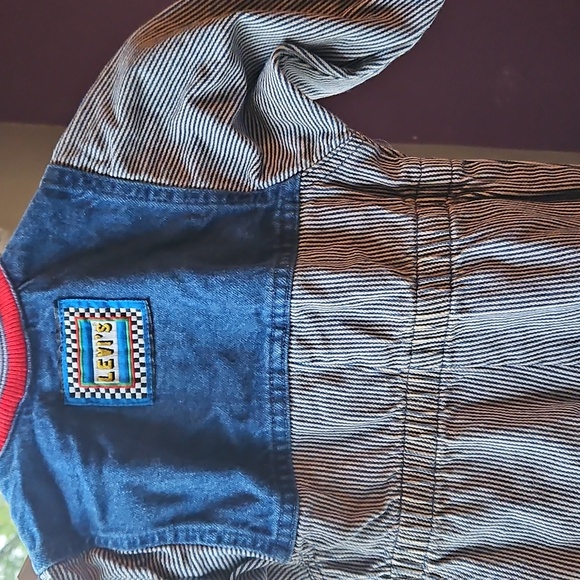 Vintage 1990's Levi's Kids Denim Jumpsuit - Picture 5 of 5